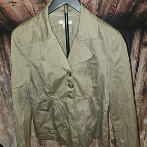Cato Tan Button-Up Jacket